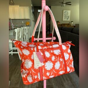 NWT Kate Spade Wild Blossom Weekender Travel Bag $349 MSRP